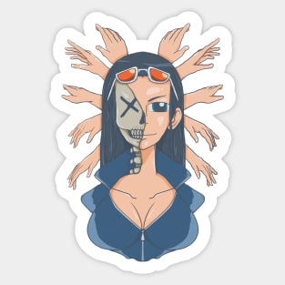 Skally Robin Sticker